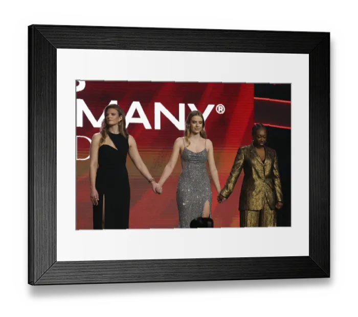 Framed Print : The moment in front of the announcement