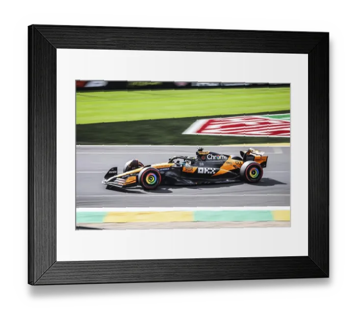 Framed Print : Lando Norris of Great Britain drives the McLaren Formula 1 Team MCL39 during qualifying at Albert Park in Melbourne Framed Print : Lando Norris of Great Britain drives the McLaren Formula 1 Team MCL39 during qualifying at Albert Park in Melbourne
