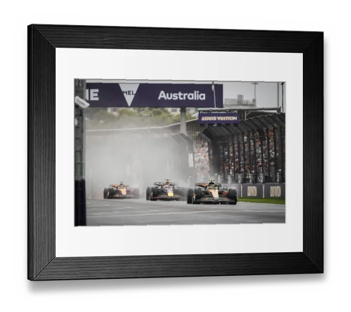 Framed Print : Lando Norris of Great Britain