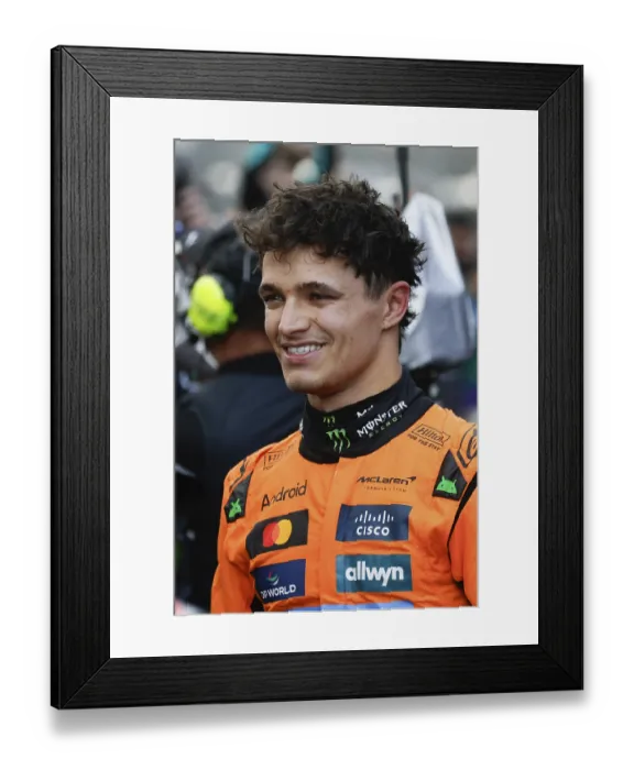 Framed Print : Lando Norris of Great Britain Framed Print : Lando Norris of Great Britain