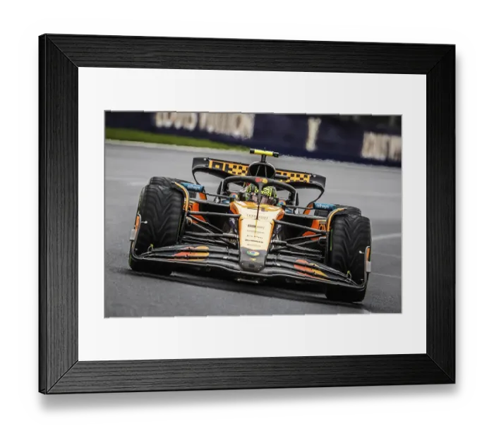 Framed Print : Lando Norris of Great Britain