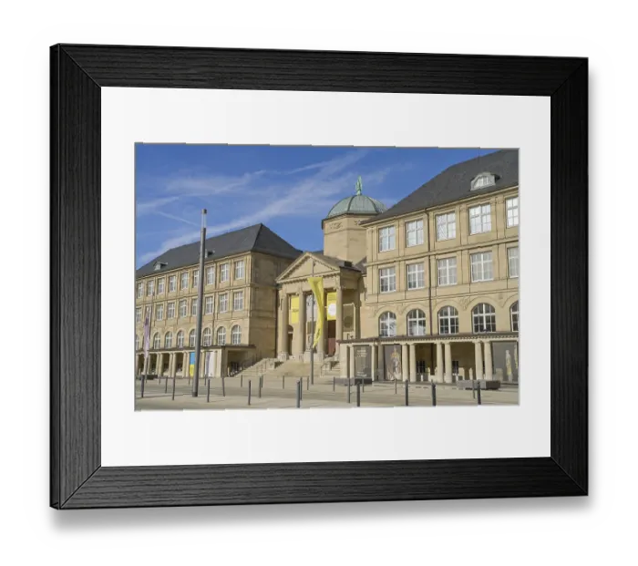 Framed Print : Museum Wiesbaden, Hessian State Museum of Art and Nature