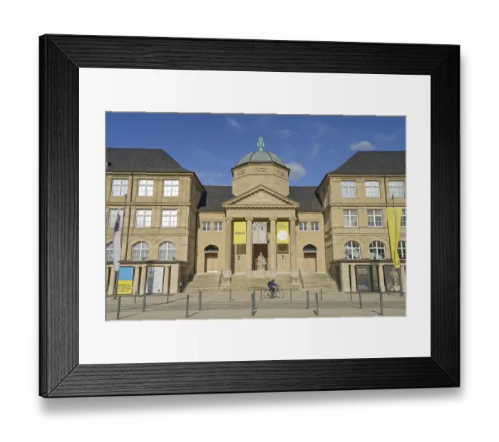Framed Print : Museum Wiesbaden, Hessian State Museum of Art and Nature