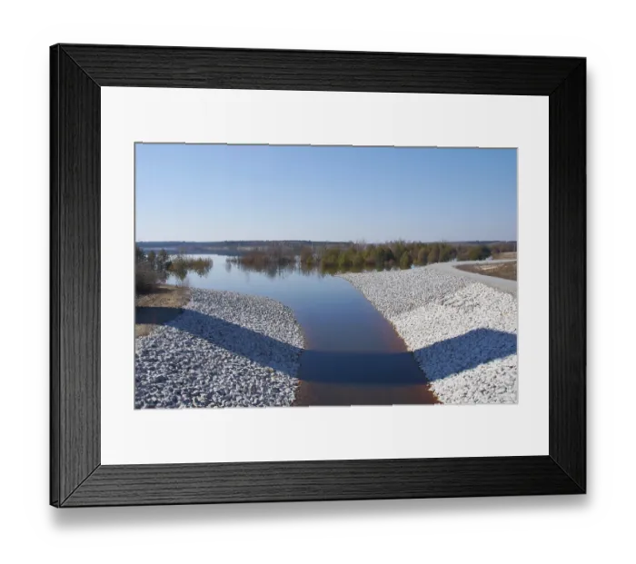 Framed Print : On the Sorno Canal in the Lusatian Lake District Framed Print : On the Sorno Canal in the Lusatian Lake District