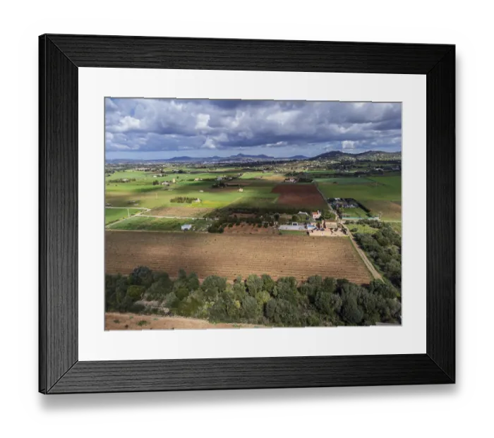 Framed Print : Es Pla de Llodra countryside Framed Print : Es Pla de Llodra countryside