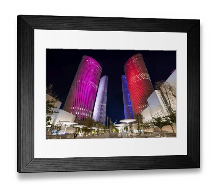 Framed Print : Lusail Tower, Doha Qatar, sunset Framed Print : Lusail Tower, Doha Qatar, sunset