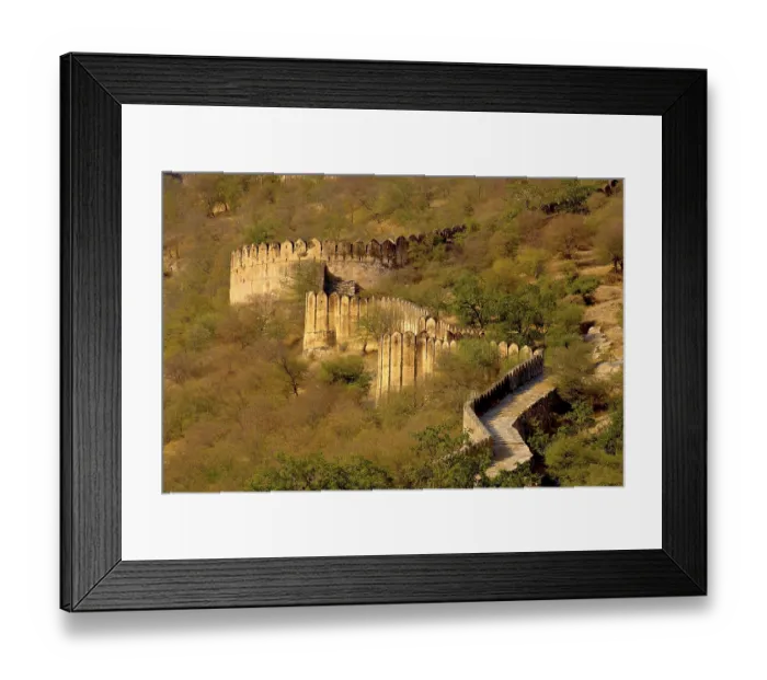 Framed Print : Jaigarh fort, Jaipur, Rajasthan, India