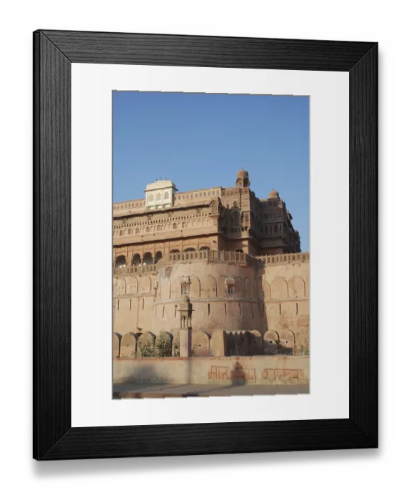 Framed Print : Close view of Junagarh fort, Bikaner
