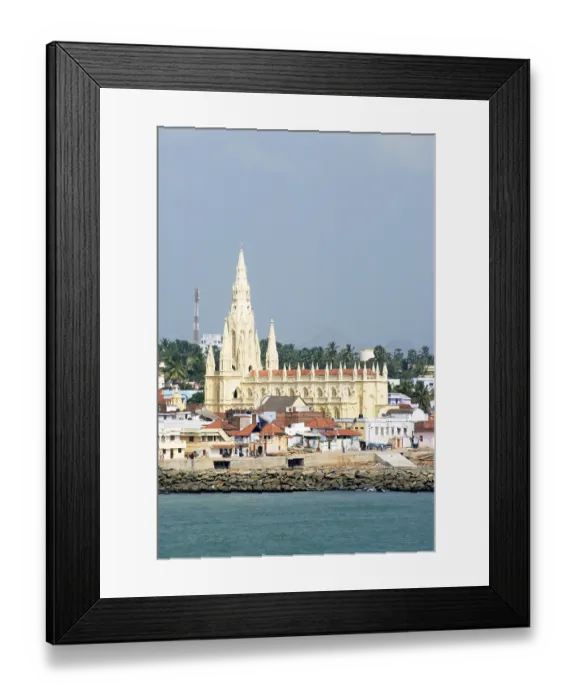 Framed Print : Our Lady of Ransom church in gothic style