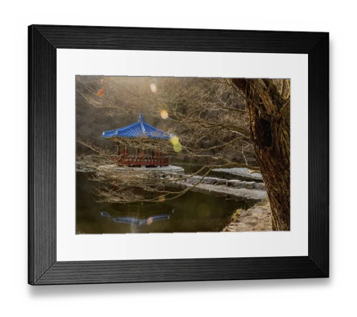 Framed Print : Jeongeup-si, South Korea. December 8 Framed Print : Jeongeup-si, South Korea. December 8