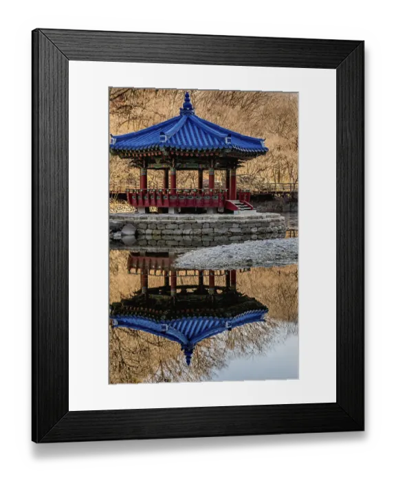 Framed Print : Jeongeup-si, South Korea. December 8