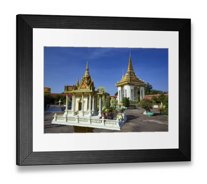 Framed Print : The Throne Hall at the Royal Palace Phnom Penh Cambodia