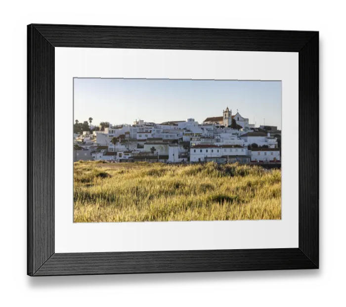 Framed Print : Sunrise with a view of a meadow Framed Print : Sunrise with a view of a meadow