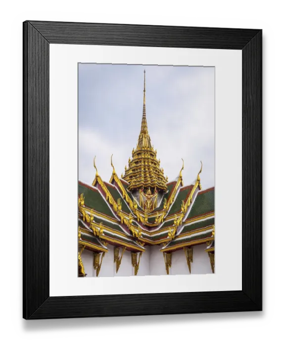 Framed Print : Wat Phra Kaew emerald buddha Temple