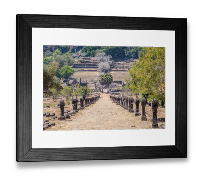 Framed Print : Wat Phou temple in Southern Laos Framed Print : Wat Phou temple in Southern Laos
