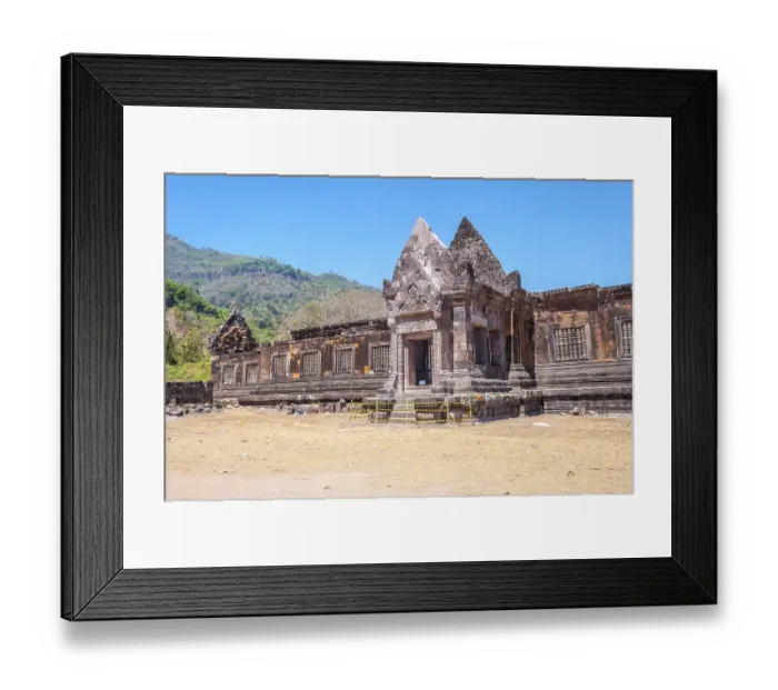 Framed Print : Wat Phou temple in Southern Laos
