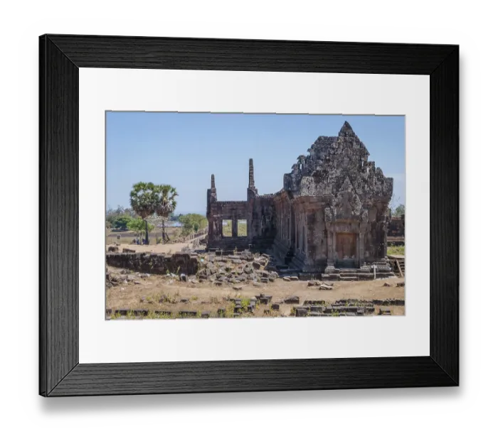 Framed Print : Wat Phou temple in Southern Laos