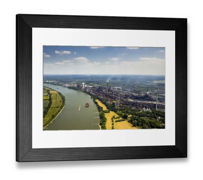 Framed Print : HKM, Huttenwerk Krupp Mannesmann
