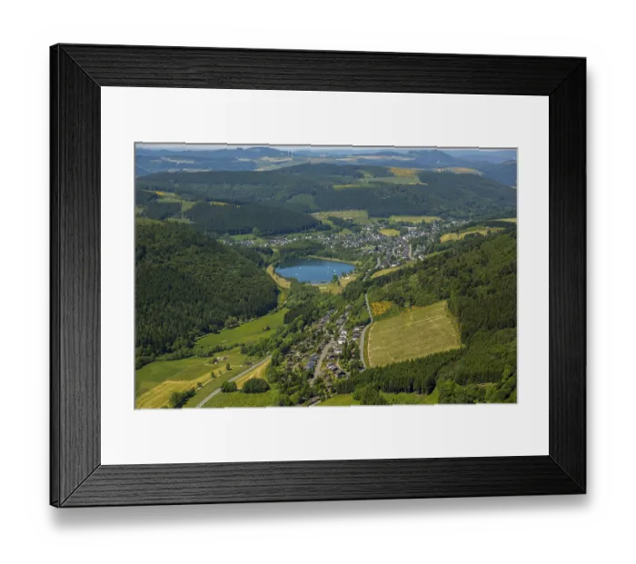 Framed Print : View of Winterberg, Sauerland, North Rhine-Westphalia Framed Print : View of Winterberg, Sauerland, North Rhine-Westphalia
