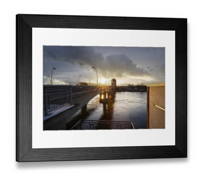 Framed Print : A road or motorway leads through an old historic city gate Framed Print : A road or motorway leads through an old historic city gate