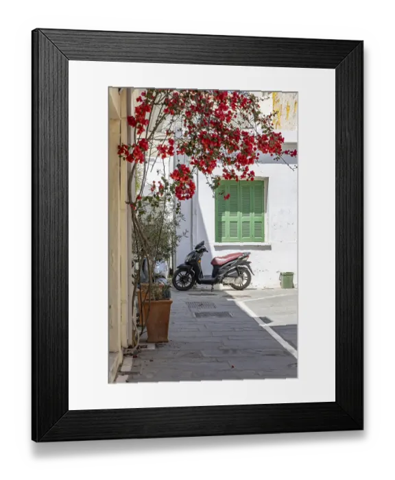Framed Print : A Mediterranean old town centre Framed Print : A Mediterranean old town centre