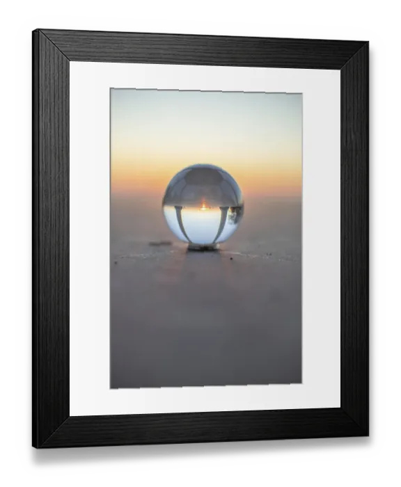 Framed Print : Beautiful park at sunrise on a winter morning