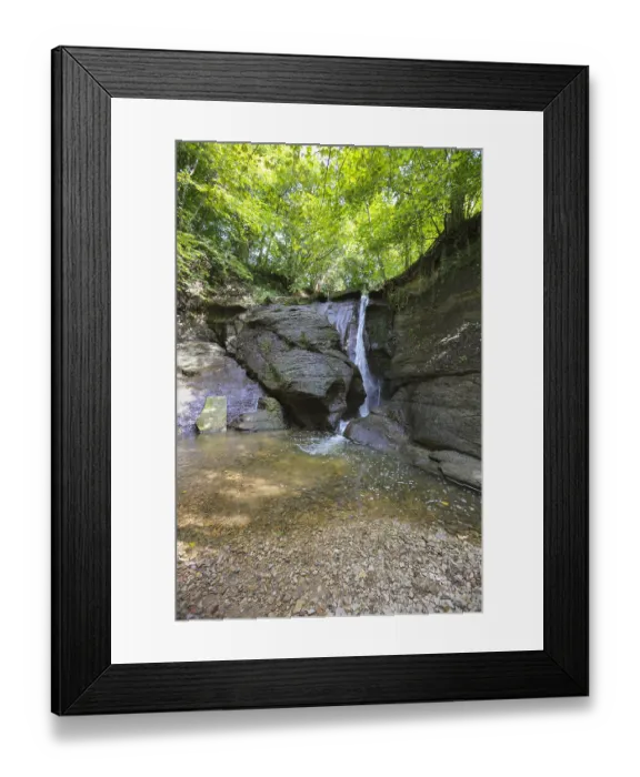 Framed Print : Junginger GieB, Starzel waterfall Framed Print : Junginger GieB, Starzel waterfall