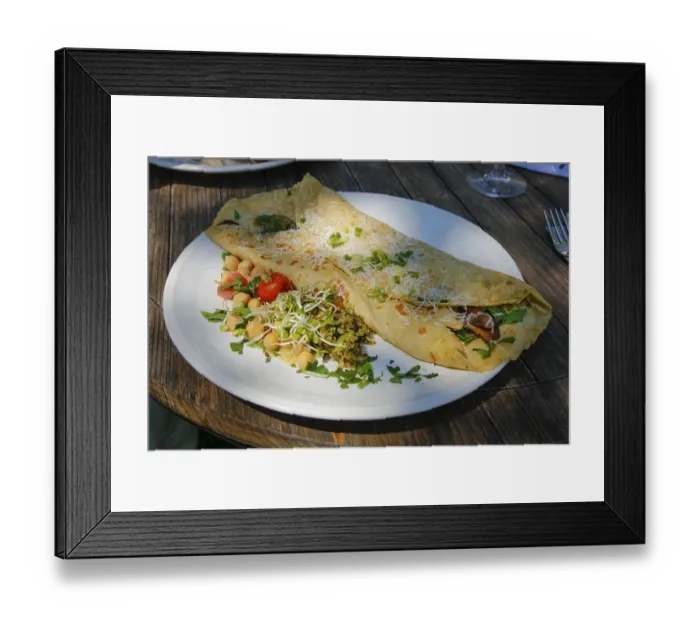 Framed Print : Swabian cuisine, stuffed pancake Framed Print : Swabian cuisine, stuffed pancake