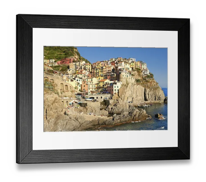 Framed Print : Townscape of Manarola, Manarola