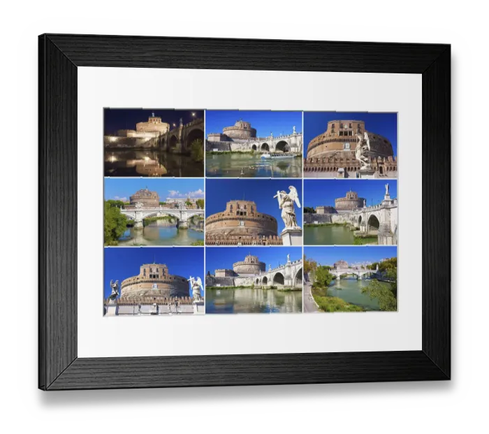 Framed Print : Famous Saint Angel castle and bridge over Tiber river in Rome Framed Print : Famous Saint Angel castle and bridge over Tiber river in Rome