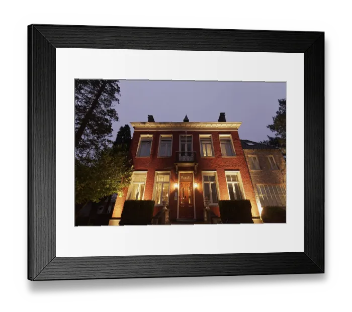 Framed Print : Hotel Vredehof, historic building from 1830