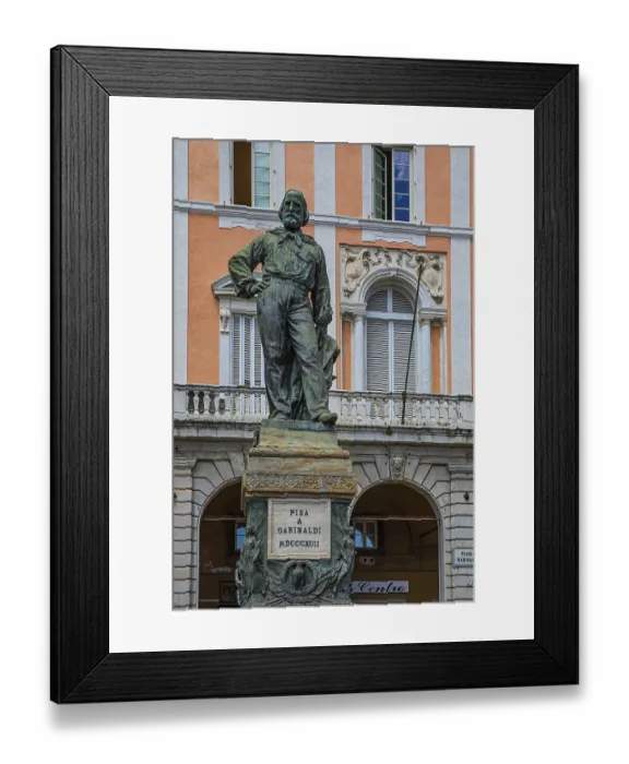 Framed Print : Statue of Giuseppe Garibaldi, Piazza Garibaldi Framed Print : Statue of Giuseppe Garibaldi, Piazza Garibaldi