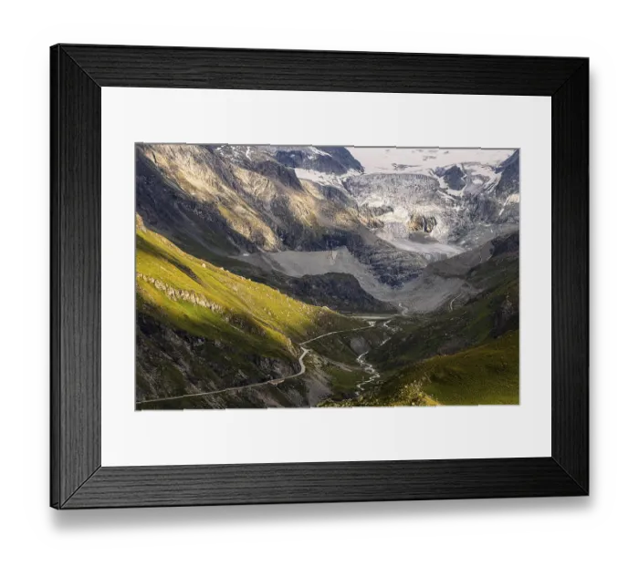Framed Print : The Moiry glacier in the evening light Framed Print : The Moiry glacier in the evening light