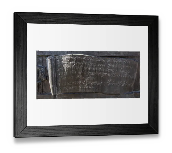 Framed Print : Heinrich Heine Memorial, Unter den Linden Framed Print : Heinrich Heine Memorial, Unter den Linden