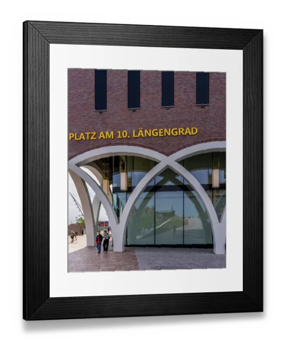 Framed Print : Westfield, architecture at the new Hamburg shopping centre