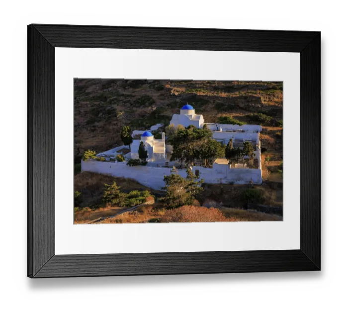 Framed Print : Small monastery near the village of Kastro