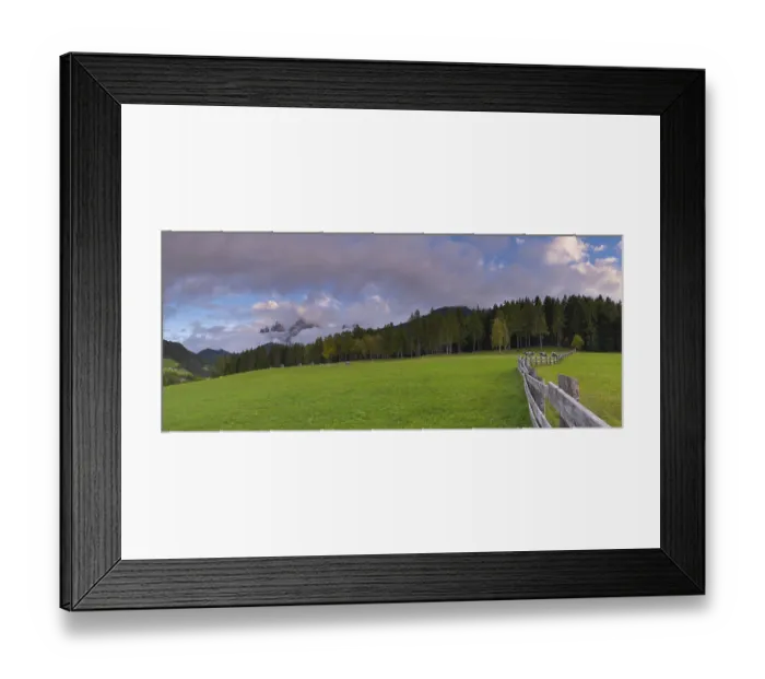 Framed Print : View of the cloudy Geisler Group Framed Print : View of the cloudy Geisler Group