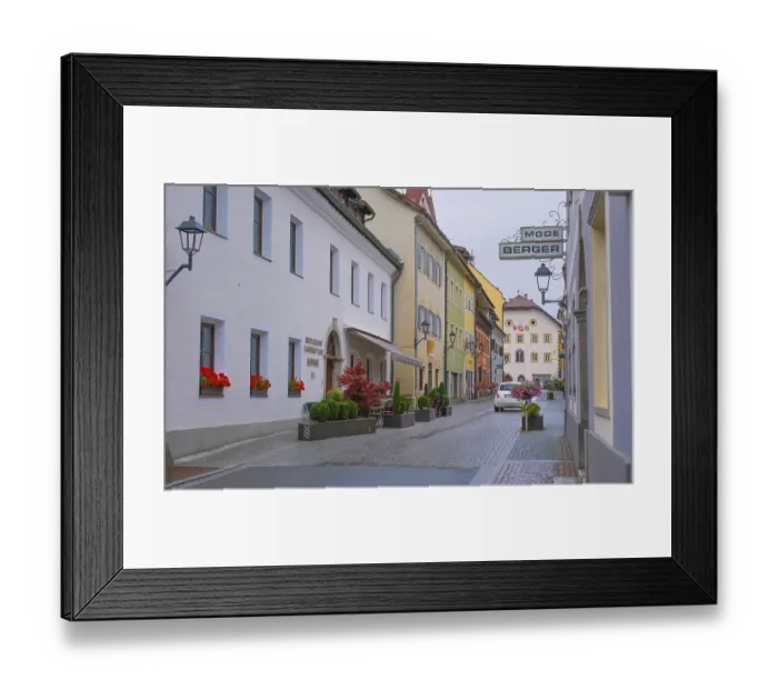 Framed Print : The road Via Josef Renzler, St