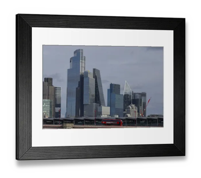 Framed Print : Office block skyscraper buildings Framed Print : Office block skyscraper buildings