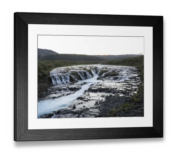 Framed Print : Bruarfoss, Bruara River