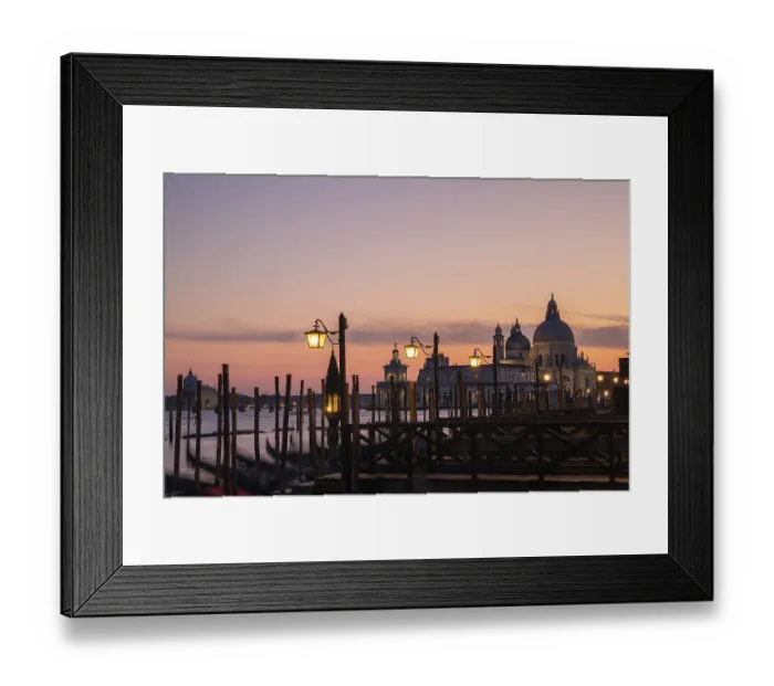 Framed Print : Evening atmosphere after sunset