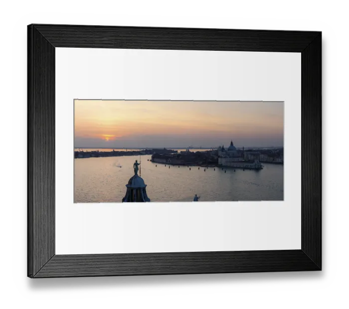 Framed Print : Evening atmosphere at sunset Framed Print : Evening atmosphere at sunset