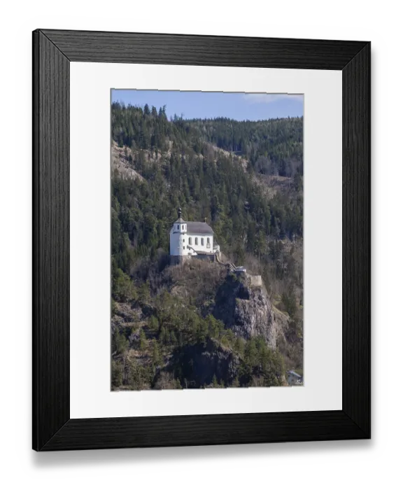 Framed Print : Pilgrimage church of St Peter Freienstein
