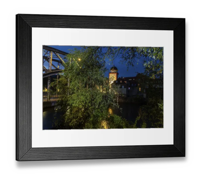 Framed Print : Waasenbrucke and Schwammerlturm