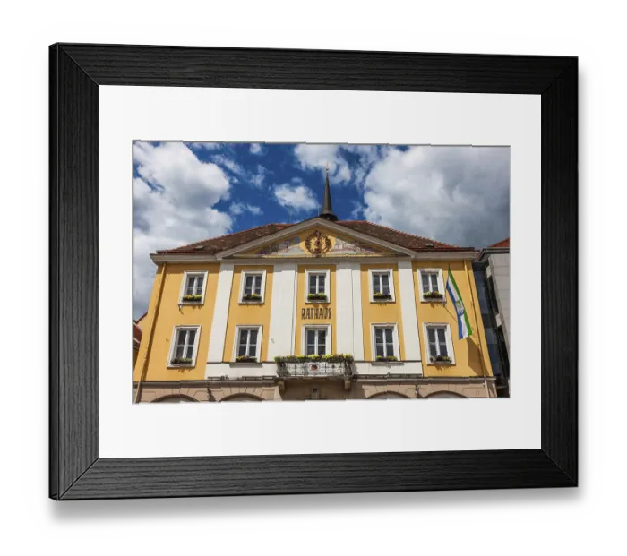 Framed Print : Town Hall, Bruck an der Mur, Styria, Austria Framed Print : Town Hall, Bruck an der Mur, Styria, Austria
