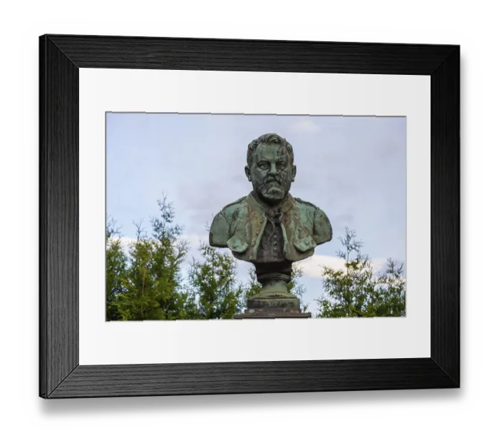 Framed Print : Karl Morre, monument, Bruck an der Mur Framed Print : Karl Morre, monument, Bruck an der Mur