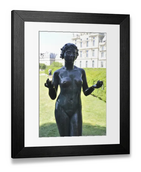 Framed Print : The nymph sculpture by aristide Maillol Framed Print : The nymph sculpture by aristide Maillol