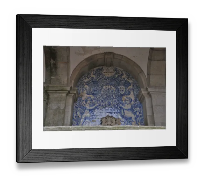 Framed Print : Porto cathedral in Porto center