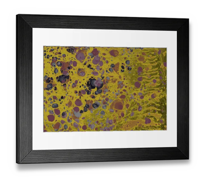 Framed Print : Abstract creative marbling pattern for fabric