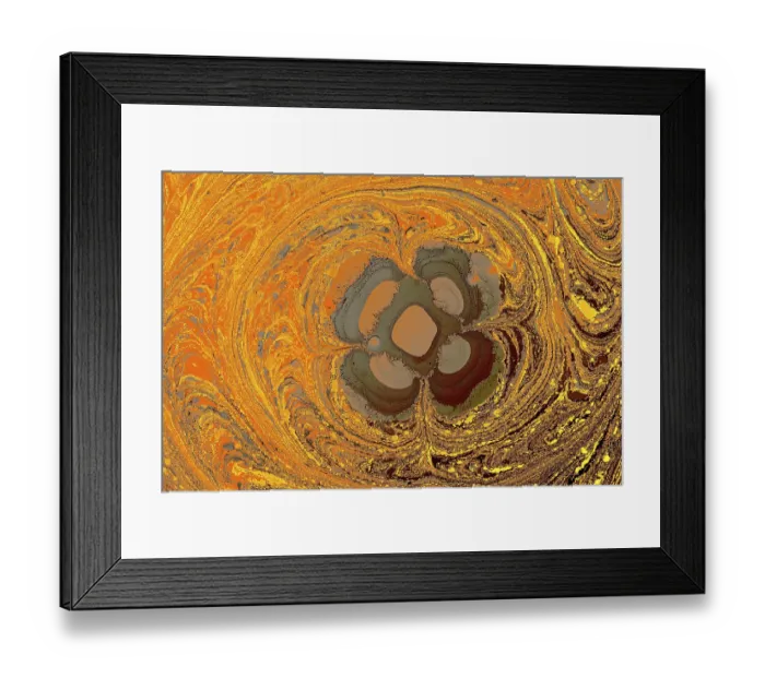 Framed Print : Abstract creative marbling pattern for fabric
